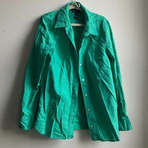 Green Gap Button Down